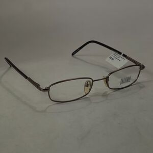 Broadway Eyeglass Sunglass FRAMES ONLY B522 BR 47-18-138 Brown Metal Full Rim